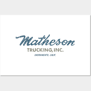 Matheson Trucking Sacramento 1962 Posters and Art